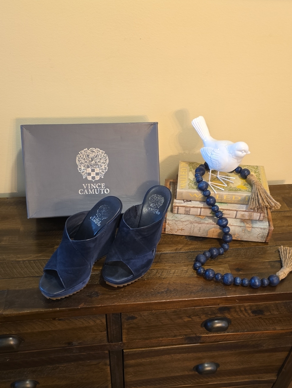 Vince Camuto Garton True Suede Wedges